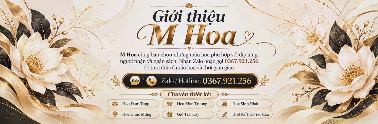 Ảnh bìa Shop hoa tươi Phường Cai Lậy Đồng Tháp - Thêm sắc hoa cho ngày vui